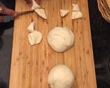 A picture of step 6 of Rose Bun pav.