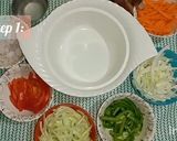 A picture of step 1 of Vegetable Salad 🥗.