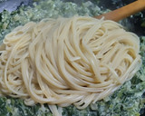 Foto del paso 5 de la receta: Fideos con Salsa de Espinaca abundantes y económicos