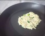 A picture of step 3 of Farali chilla.