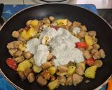 A picture of step 7 of Soya chunks Aloo Posto.