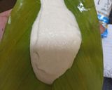 A picture of step 3 of Turmeric leaves Pitha.