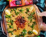 A picture of step 11 of Mutton haleem/daleem.