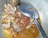 A picture of step 4 of Kabli pulao.