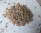 A picture of step 4 of Mong daal kachori Aloo bhujiya.