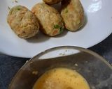 A picture of step 3 of Chicken Spring cheese cutlets.