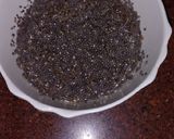 A picture of step 2 of Rose Flavour Thandai.