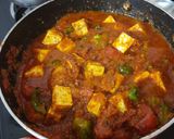 A picture of step 6 of Kadai paneer (jain).