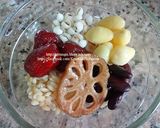 A picture of step 4 of Longan and Mixed Bean Sweet Soup (Tao Tung Nam Lam Yai).