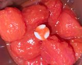 A picture of step 4 of Beef Stew with Carrots and tomatoes.