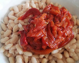 Foto del paso 5 de la receta: Ensalada de alubias blancas y pimientos asados