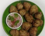 A picture of step 8 of Black gram vada.