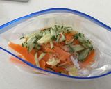 A picture of step 1 of Taiwanese simple pickle vegetables.