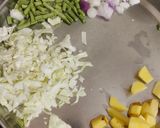 A picture of step 1 of Veg Biryani.