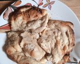 A picture of step 3 of Traditional pizza/bandashe.