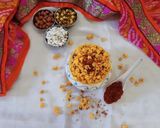 A picture of step 3 of Achari Masala Jowar Dhani (Popped Sorghum).