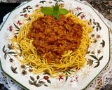 Foto del paso 9 de la receta Spaghettis picantes a la boloñesa sin gluten