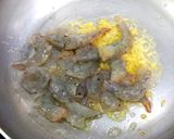 蒜頭奶油檸檬炒蝦的食譜步驟2照片