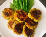 Pas rețetă Chifteluțe cu legume și făină de năut 1 fotografie