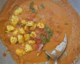 A picture of step 6 of Paneer tawa butter masala.