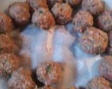 A picture of step 6 of Jalapeño Meatballs Mashed Potatoes and Jalapeño Gravy.