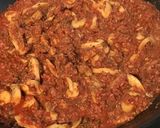 Une image de l'étape 7 de Bœuf en gelée aux champignons de paris et tomate.