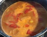 Une image de l'étape 9 de Soupe de homard pommes de terre et poivrons au persil et parmesan.