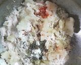 A picture of step 1 of Raw Banana Poori(Jain Food).