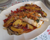 Foto del paso 5 de la receta: Rape al horno con verduras