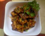 Hình bước làm 7 của món Đậu sốt cay (두부조림)