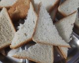 A picture of step 1 of Shahi toast.
