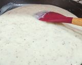 A picture of step 2 of Chicken fajita bread.