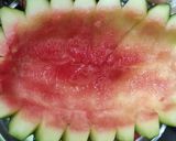 A picture of step 3 of Cream cheese fruit salad.