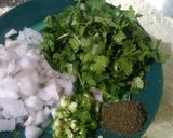 A picture of step 3 of Baisan ke parathy.