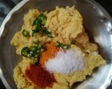 A picture of step 7 of Steam chana dal fara.
