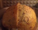 Foto langkah ke 20 dari resep Kunyit Wijen Jinten Hitam Chili Flakes Cheese Sourdough Bread (Open Bake Method).