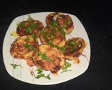 A picture of step 6 of Masala egg.