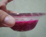 Foto langkah ke 7 dari resep Puding Lava Buah Naga Merah.