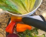 A picture of step 1 of Romaine Salad.