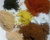 A picture of step 1 of Suya spice /yaaji.
