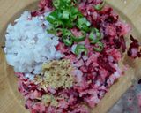 A picture of step 5 of Beetroot Tikki.