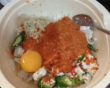 Foto langkah ke 4 dari resep Pepes Tahu Bumbu Kuning.