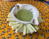 Une image de l'étape 11 de Bâtonnets de concombre sauce coriandre skyr moutarde et citron.