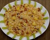 A picture of step 5 of Sabudana khichdi/sago khichdi.
