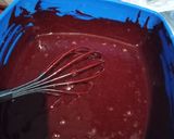 Foto langkah ke 7 dari resep BROWNIES RED VELVET ♥.