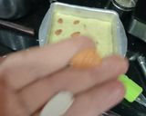 A picture of step 5 of Coconut burfi.