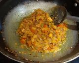 A picture of step 1 of Kadhi pakoda.