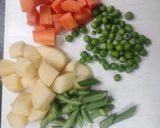रशियन सॅलेड (russian salad recipe in marathi) रेसिपी स्टेप 1 फोटो 