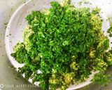 A picture of step 6 of Tasty paneer stuffed hara bhara kebab.