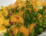 A picture of step 3 of Mango salsa.
